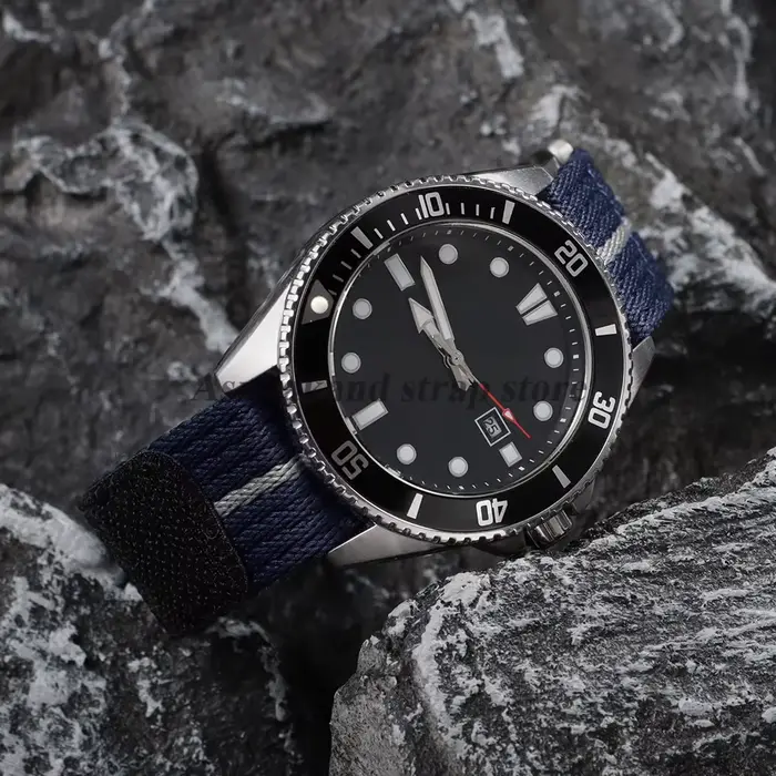 Bracelet de montre en nylon 20mm 22mm pour Seiko