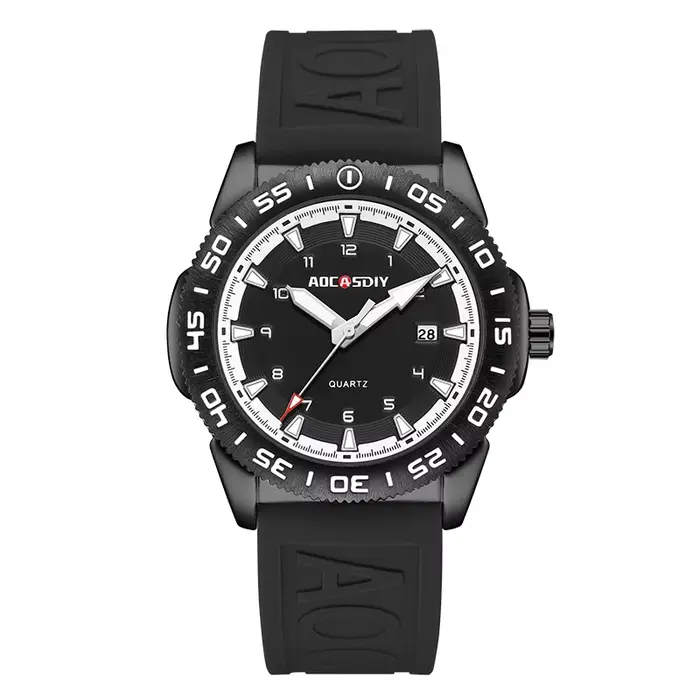 Montre à quartz étanche pour homme, montre-bracelet professionnelle, chronographe, design sportif, h
