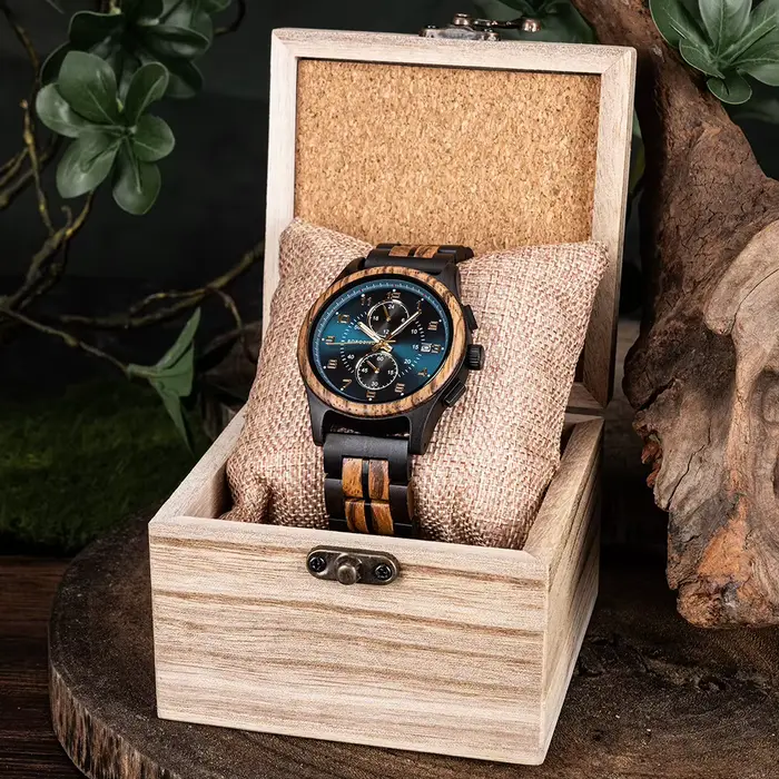 BOBO BIRD-Montre en bois pour homme