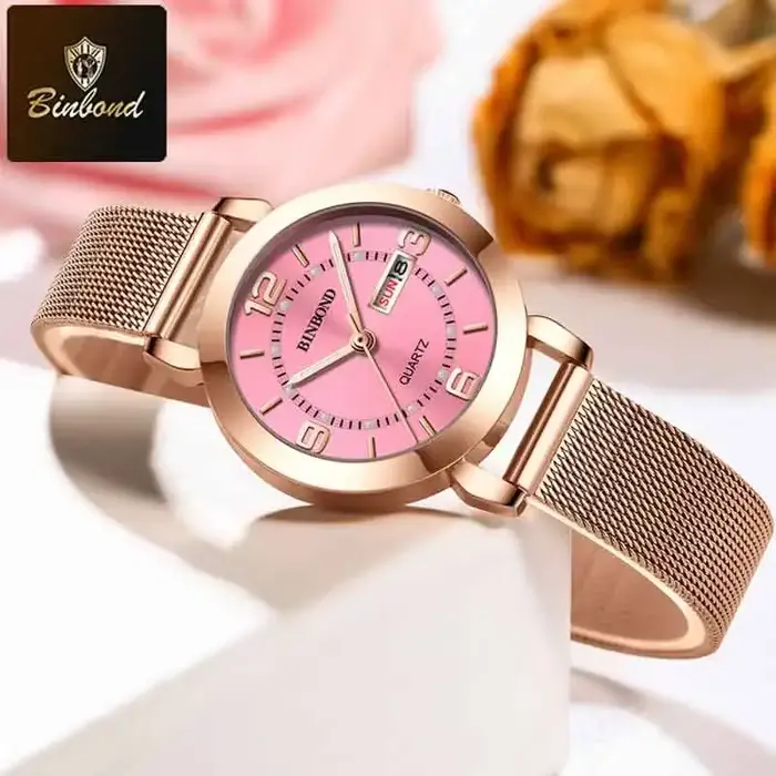 BINBOND mode décontracté dames montre à Quartz de luxe mains lumineuses
