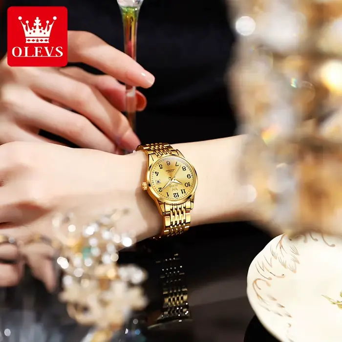 OLEVS 6666 femme montre mode Simple échelle numérique dames