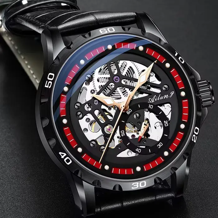 Montre de sport automatique squelette AILANG neuve
