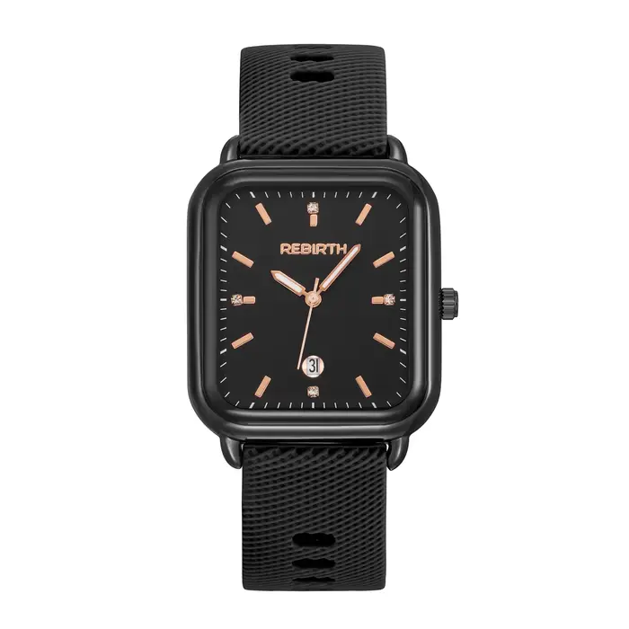 Nouvelle montre à quartz pour femme au design simple, couleur macaron, avec bracelet en silicone sou