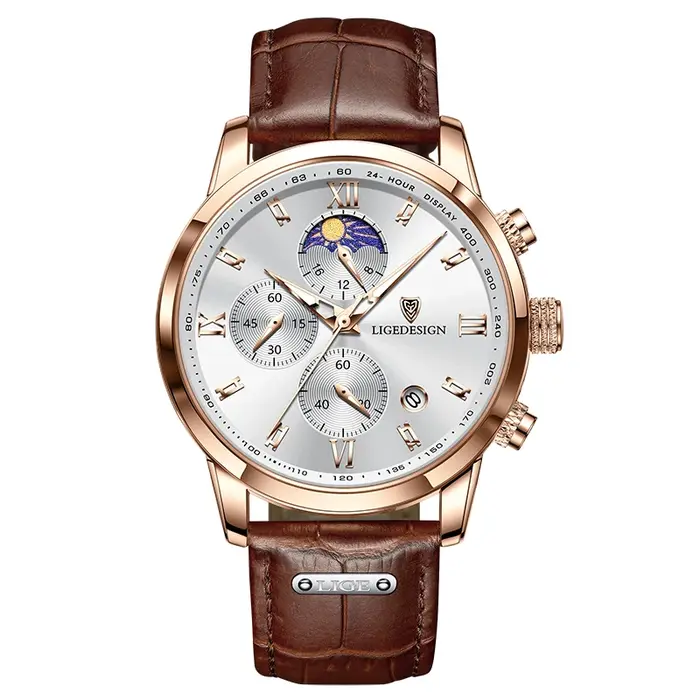 Nouvelles montres pour hommes LIGE Top marque de luxe