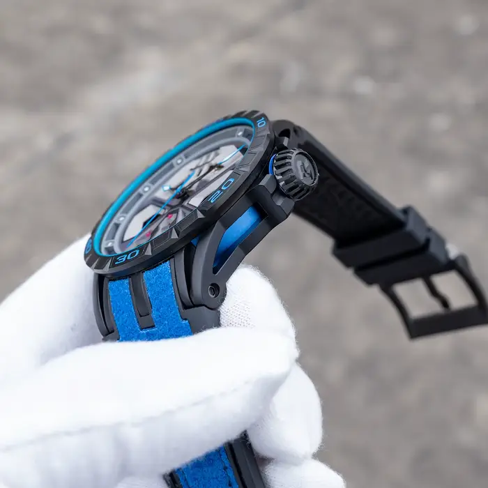 OBLVLO Montres mécaniques automatiques squelette de luxe pour hommes