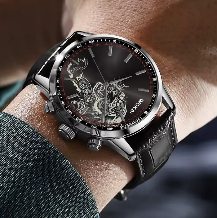 Montre à quartz pour homme de style coréen