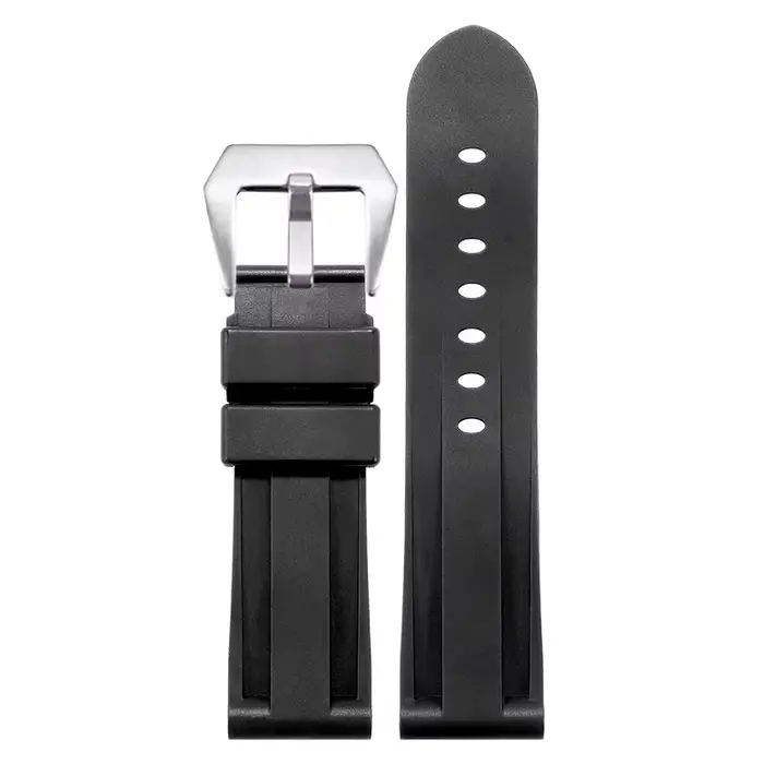 Bracelet de montre en silicone compatible avec Panerai Luminor Series PAM441 / 111 "PAM" Bracelet en