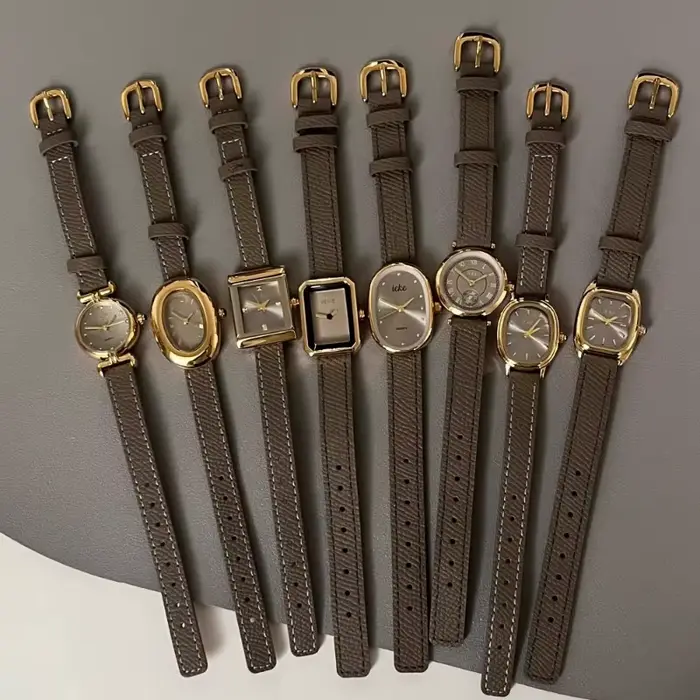 Montre de luxe pour femmes en acier inoxydable avec chiffres romains style vintage pour diverses occasions spéciales