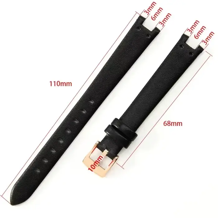 Bracelet de montre en cuir véritable pour Anne Klein AK2ACH2157 2618