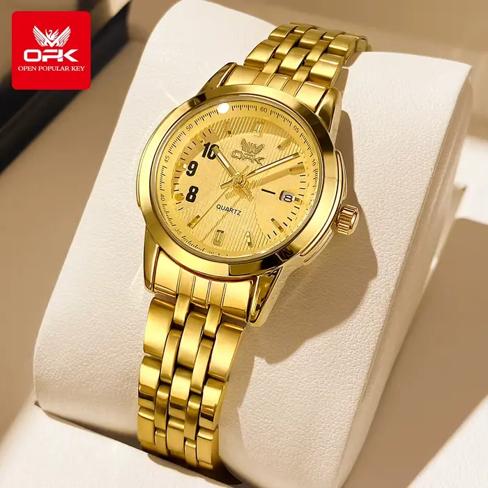 OPK-Montre à Quartz Shoe pour Femme, Mode Décontractée, Marque, 6021