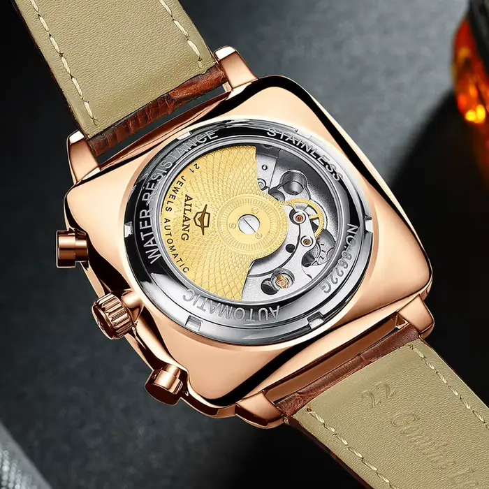 Montre mécanique automatique à grand cadran avec technologie IA