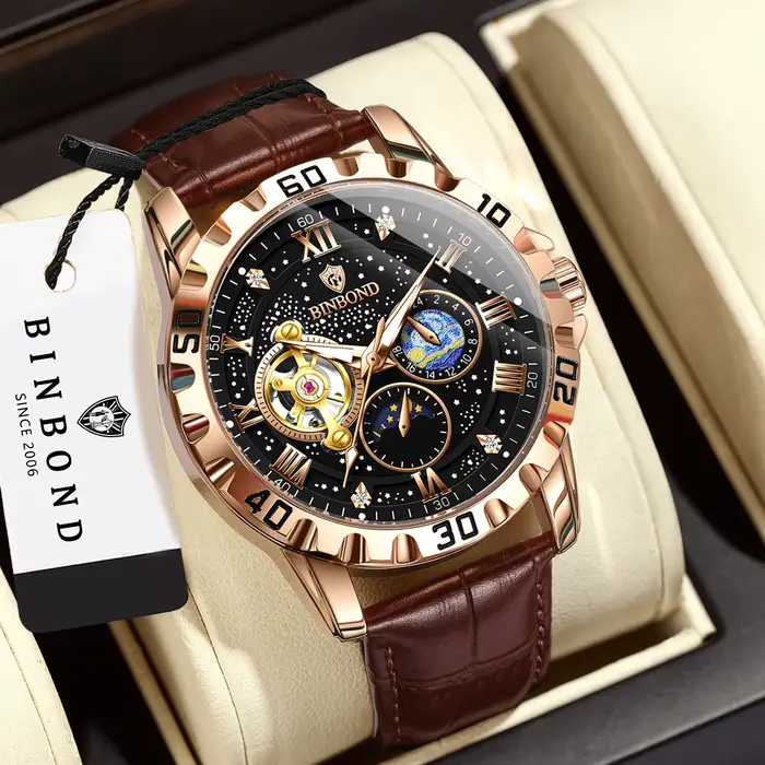 Montre automatique pour homme BINBOND