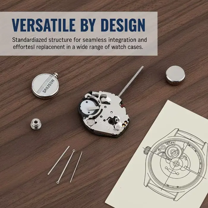 Mouvement de montre à quartz AL35 avec poignée de réglage
