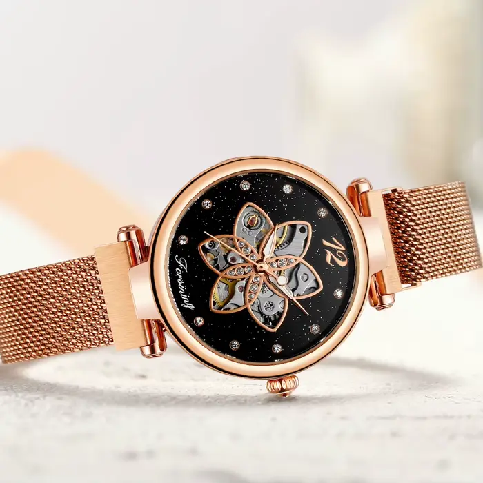 Montre mécanique automatique FORSINING pour femme