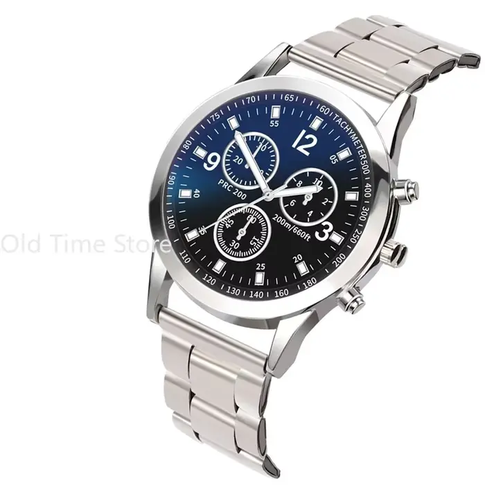 Montre à quartz décontractée de luxe pour hommes