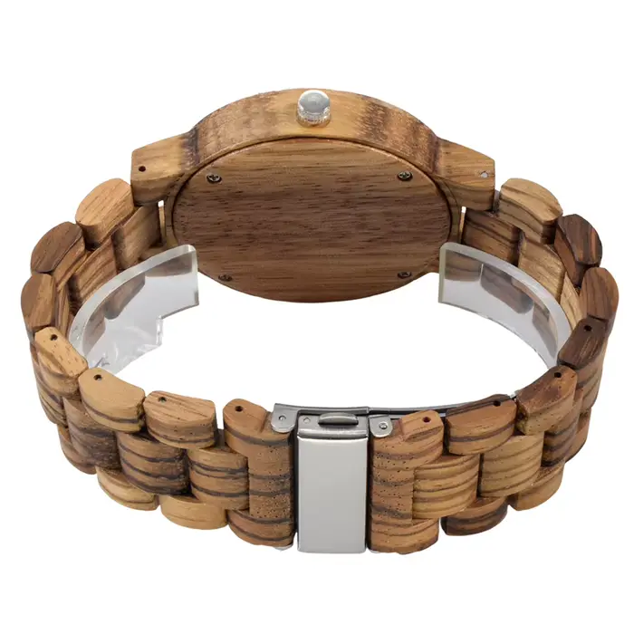 Montres en bois faites à la main minimalistes pour hommes occasionnels sportives élégantes cadeaux
