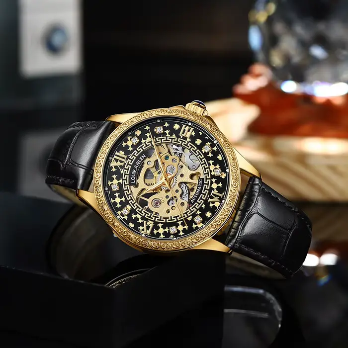 Montre automatique pour homme en acier inoxydable