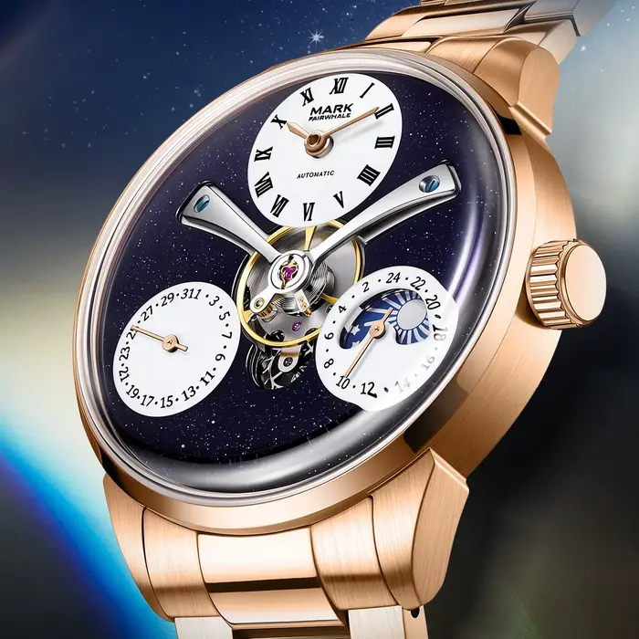 Montre automatique mécanique pour homme Mark Fairwhale 6038
