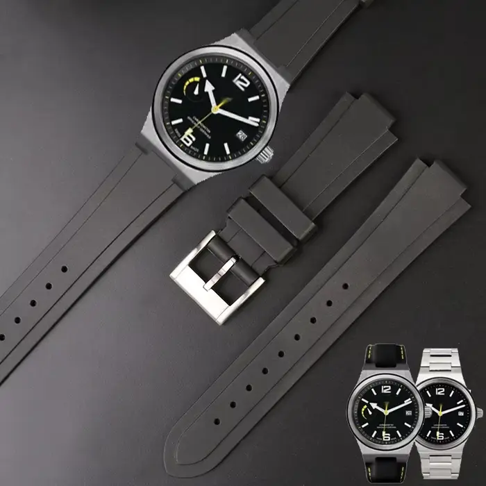 Bracelet de montre en caoutchouc pour montres traditionnelles style extrême compatible avec de nombreuses marques pour femmes et hommes occasions spéciales robuste et élégant
