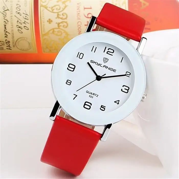 Femmes montre noire offre spéciale bracelet en cuir en acier inoxydable analogique Quartz montre-bracelet dame femme montres décontractées