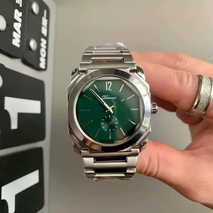 Montre DENVOSI de luxe pour homme à cadran octogonal - Style extrêmement simple