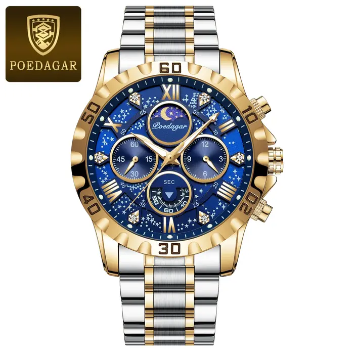 Montre de sport à quartz de luxe pour homme