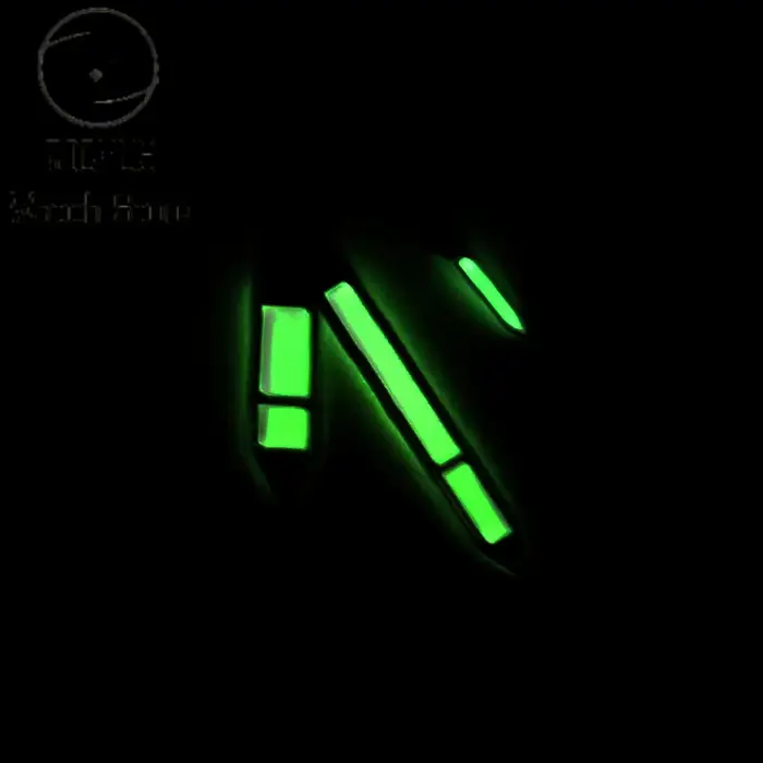RICHUS ETA6497 noir/argent aiguilles de montre vert lumineux ajustement ETA 6497 6498 ST3600 3620 pièce accessoire de mouvement