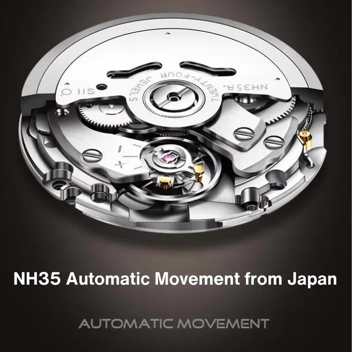 Montre mécanique automatique homme mouvement NH35 japonais série ultra-mince cristal saphir cadran 42mm épaisseur 11mm occassions spéciales