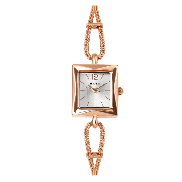 Montre pour femme BIDEN, montre carrée simple et élégante, montre à quartz avec bracelet étanche, ho