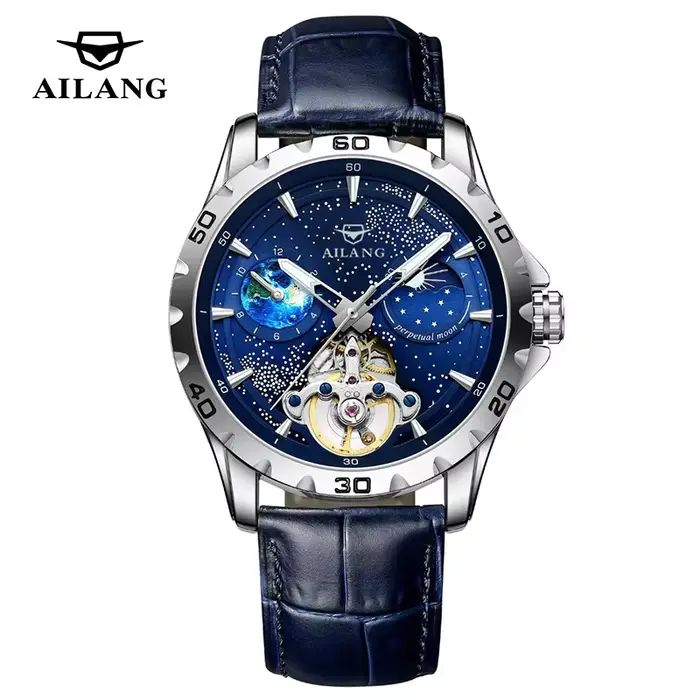 AILANG 2026 Nouvelles Montres Automatiques Mécaniques Étanche à Cadran Ciel Étoilé