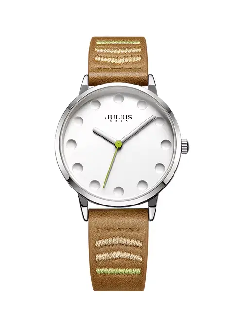 Montre à Quartz japonaise pour femmes, élégante, mignonne, mode, grandes heures, horloge en cuir, ca