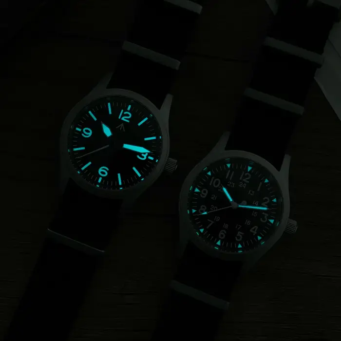 Militado ML05 montre à Quartz VH31 mouvement de balayage aiguilles en forme d'épée