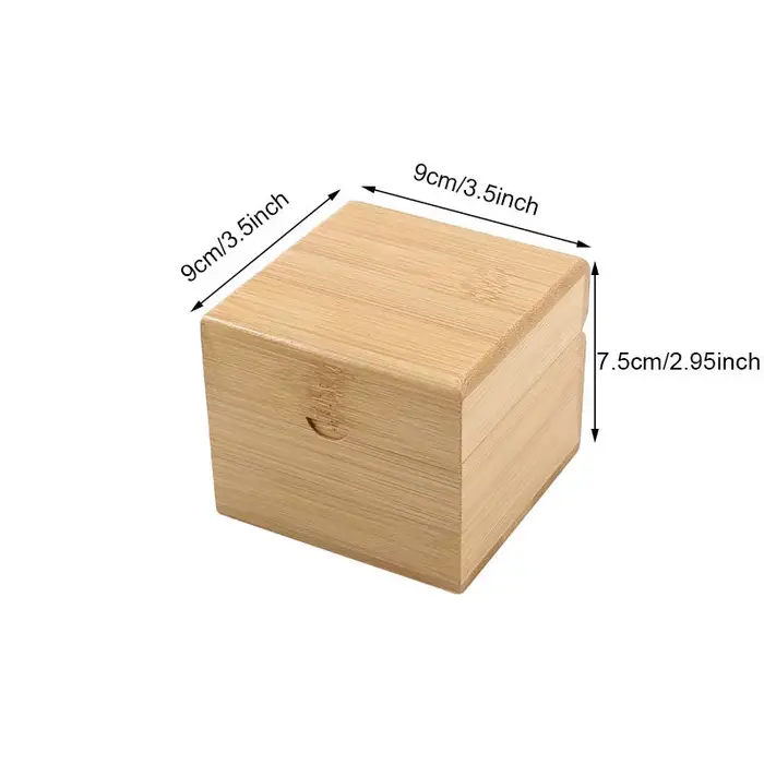 Boîte à montre en bois simple pour homme et femme