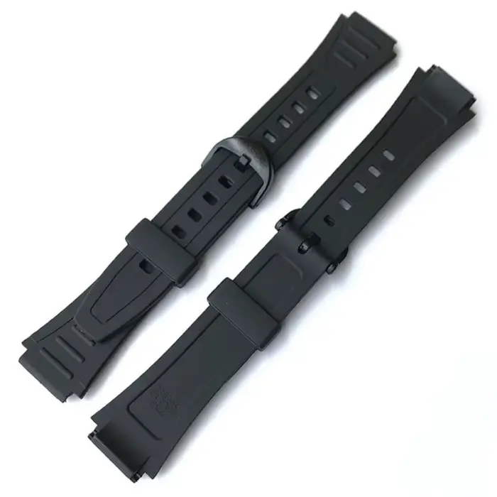 Bracelet de montre en silicone pour hommes et femmes avec boucle ardillon compatible pour Casio G Shock W-800H W-217 AQ-S800W pour occasions spéciales et activités sportives