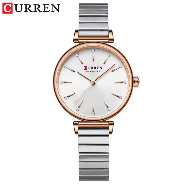 CURREN 9081 montre à Quartz pour femme élégante avancée bracelet en acier inoxydable étanche