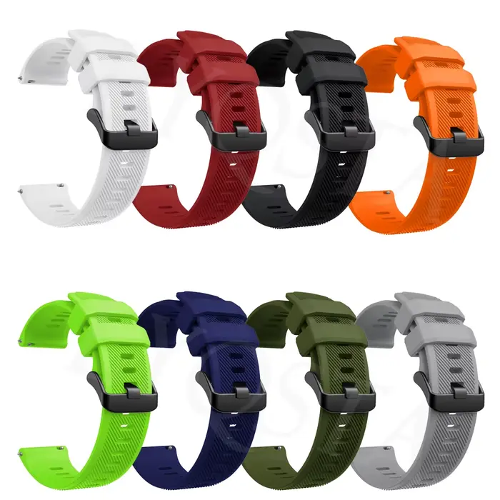 Bracelet de montre de sport en Silicone pour Garmin Forerunner 265 255 Music 745, bracelet de remplacement pour Garmin Vivoactive 4/Venu 2