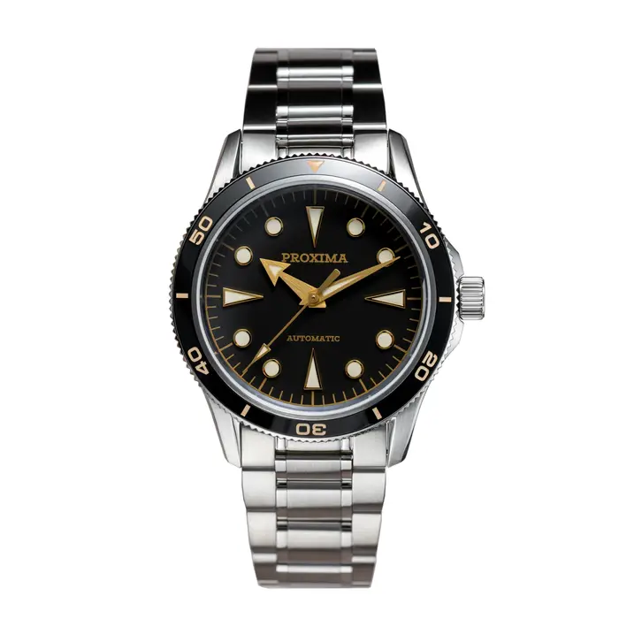 Proxima – montre automatique pour hommes, 39mm, mécanique, étanche à 100m, cadran en émail saphir lu