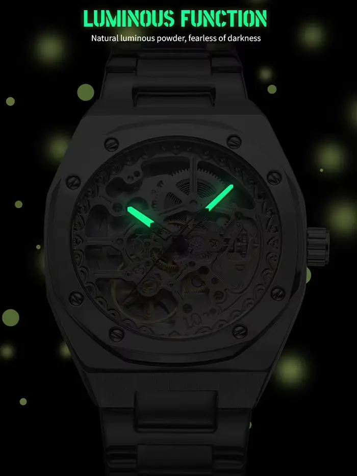 Nouvelle Montre Homme FORSINING Originale Haut de Gamme 2026 en Acier Inoxydable