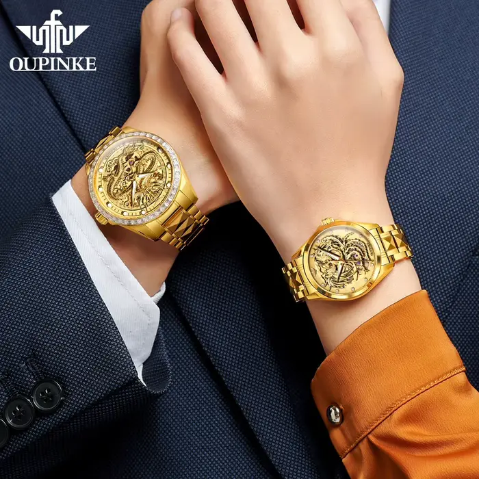 Montre Dragon Or pour Homme et Femme