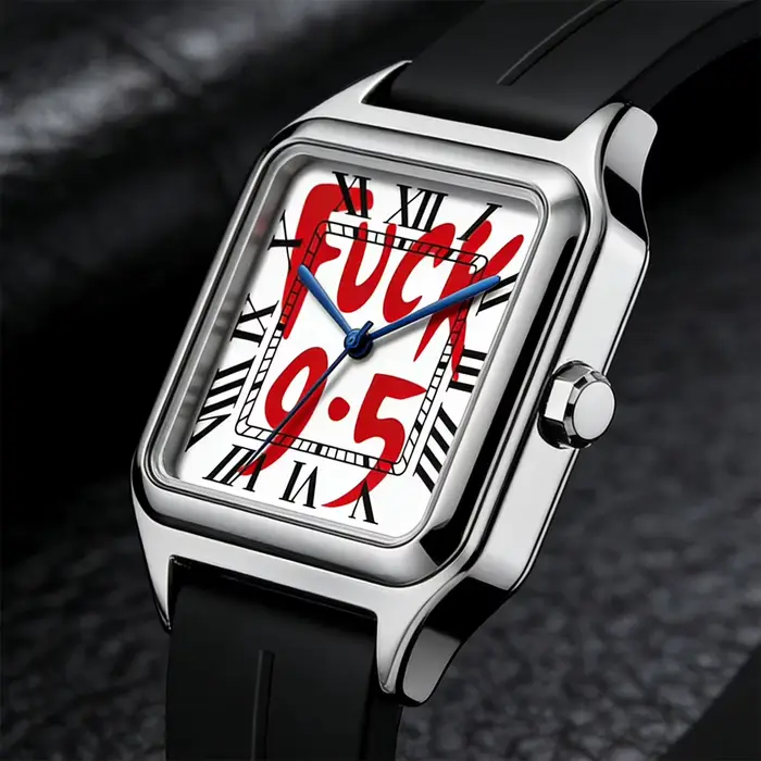 1 montre carrée de luxe pour femme