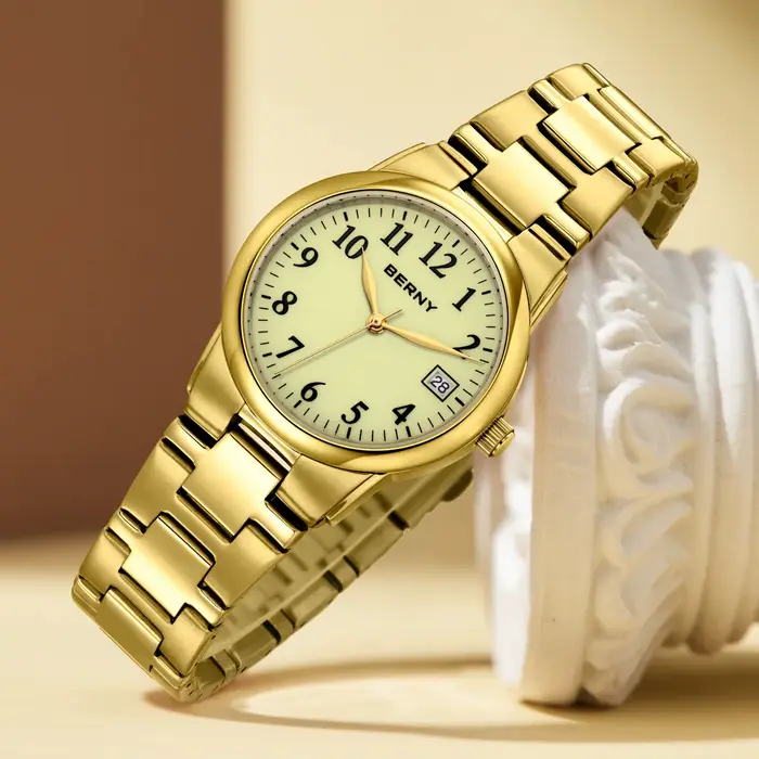 Montres dorées BERNY pour femmes