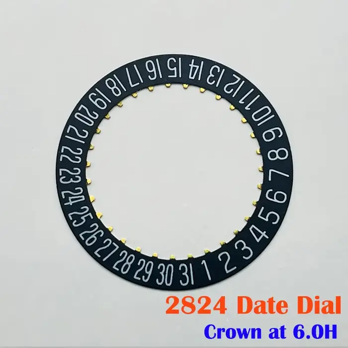 Cadran de roue de date de mouvement ETA 2824