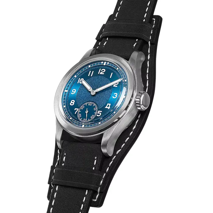Montre de terrain vintage Boderry HOU H1 - Montre-bracelet mécanique automatique - Cadeau d'anniversaire élégant pour homme - Parfait pour un petit ami