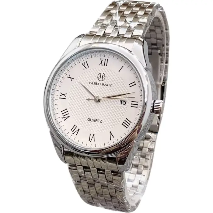 PABLO RAEZ flambant neuf mode homme calendrier luxe Quartz décontracté Date Montre Reloje De Marca a