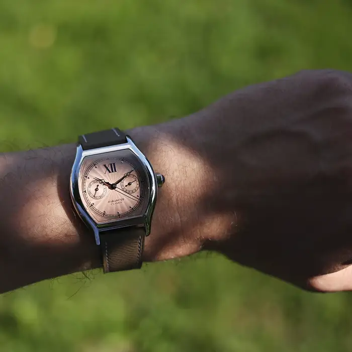 FARASUTE 2024 nouvelle montre à Quartz pour hommes 36mm mouvement VH64 en acier inoxydable sport mode verre saphir