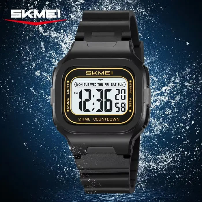SKMEI 2343 montre numérique militaire étanche pour hommes sport antichoc