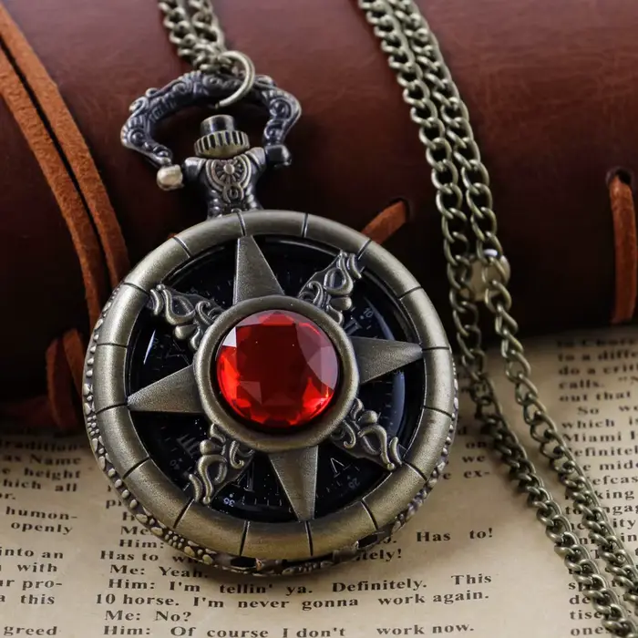 Montre de poche à Quartz élégante pour femmes