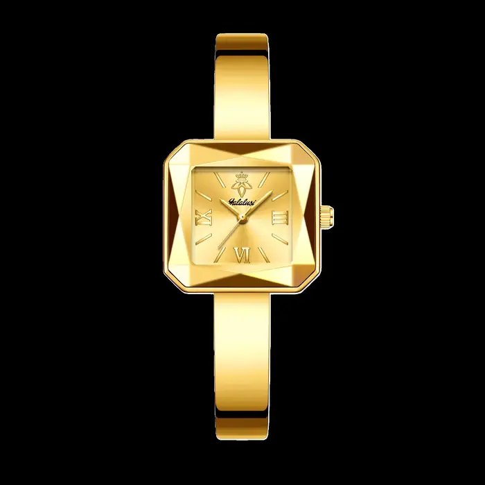 Montre-bracelet pour femme de la marque Yalalusi avec cadran carré : un cadeau sophistiqué pour les occasions décontractées ou professionnelles reloj