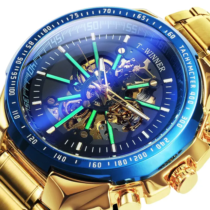 WINNER montre mécanique automatique officielle pour hommes