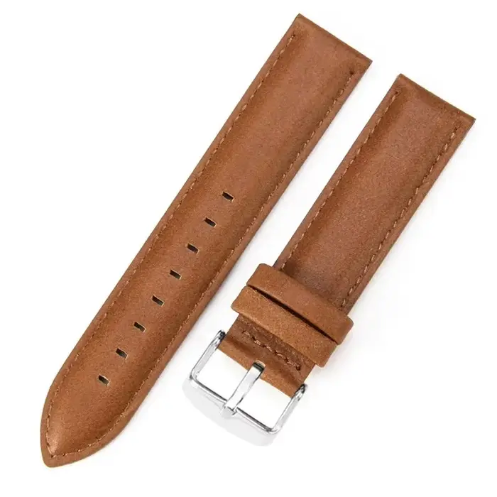 Bracelets de montre en cuir véritable de qualité pour hommes et femmes, 18mm, 20mm, 22mm, 12mm, 13mm